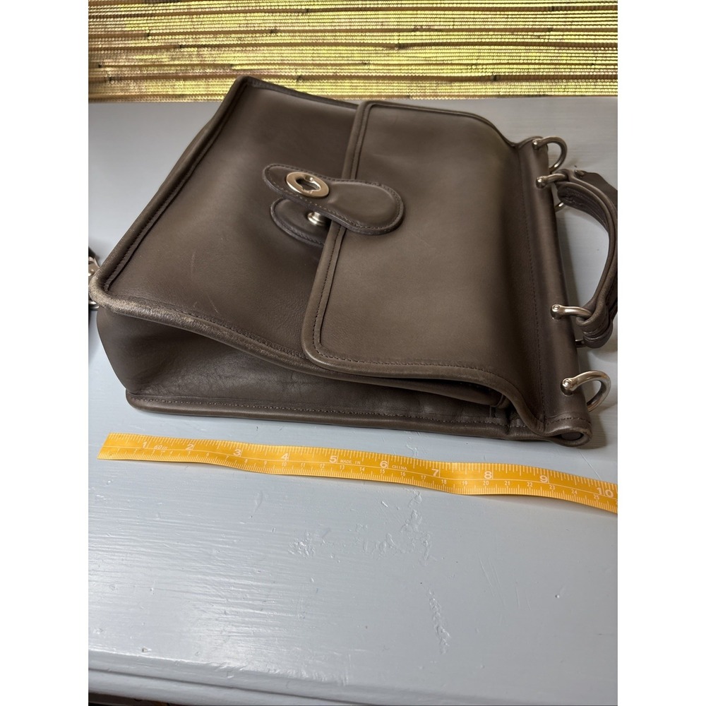 Vintage Coach Willis 9927 gray leather Crossbody Costa Rica soft hang Tag (S7) - Picture 16 of 16